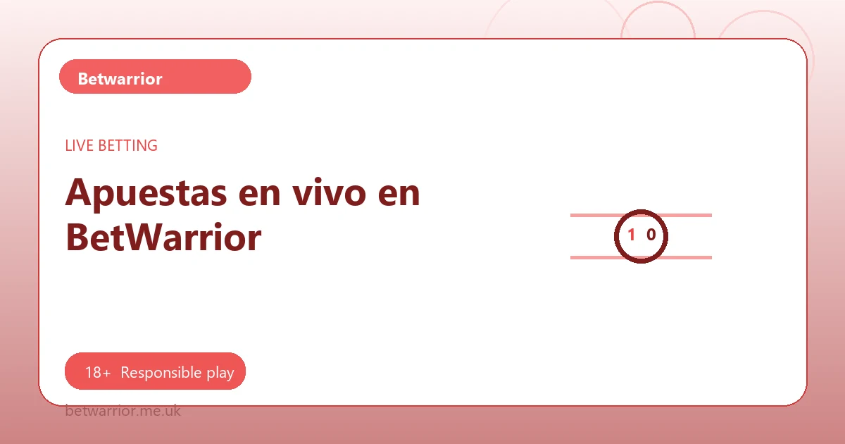 Apuestas en vivo en BetWarrior - Betwarrior guide